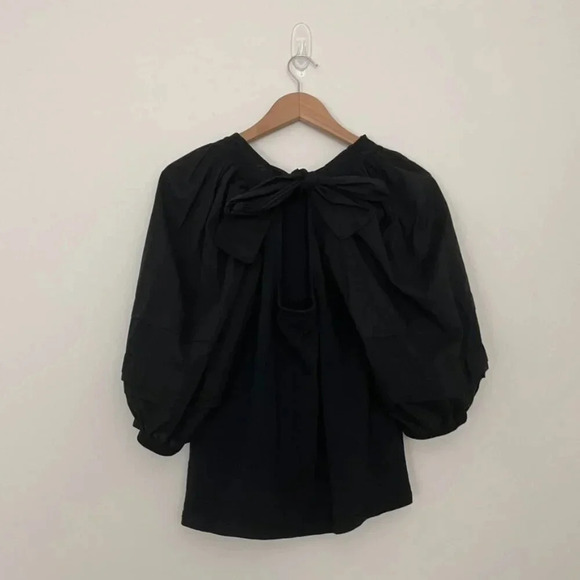 Nation LTD Gracie Pintuck Combo Top in Jet Black Size Small - Picture 2 of 6